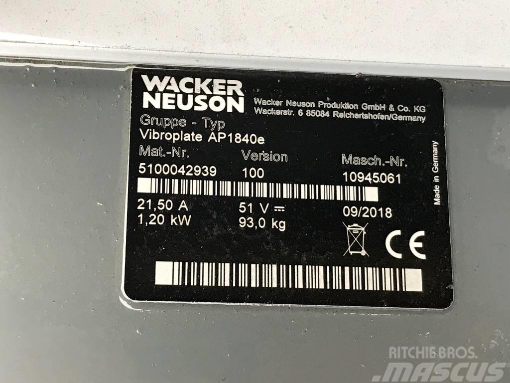 Wacker Neuson AP1840e Vibrátorok