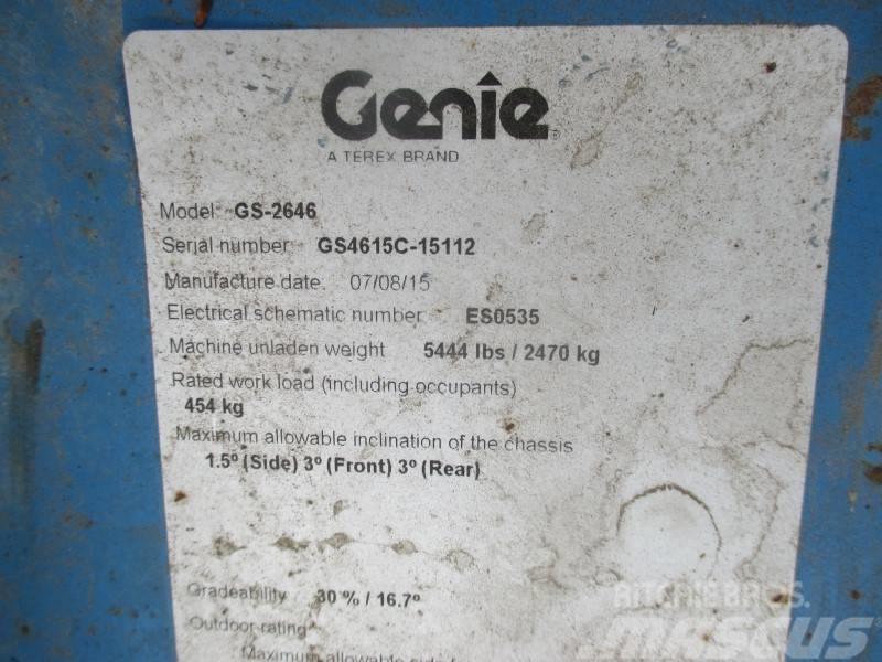 Genie GS 2646 Ollós emelők