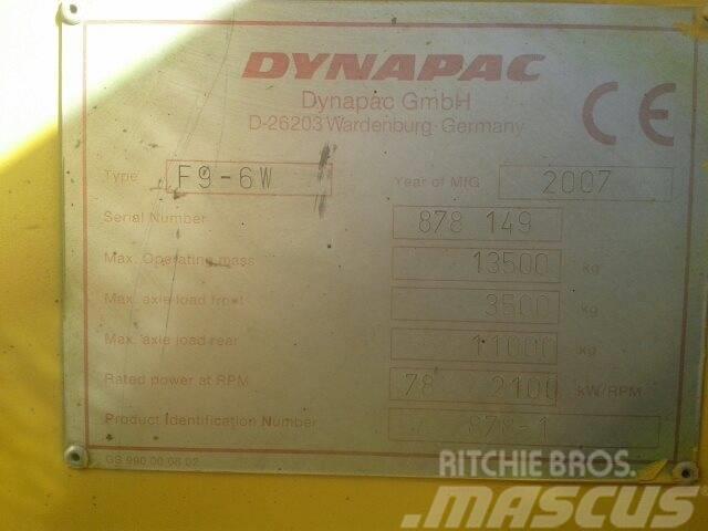 Dynapac F 9-6W Aszfalt terítõ gépek