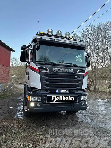 Scania R 580 6x4 Brøytebil Billenő teherautók