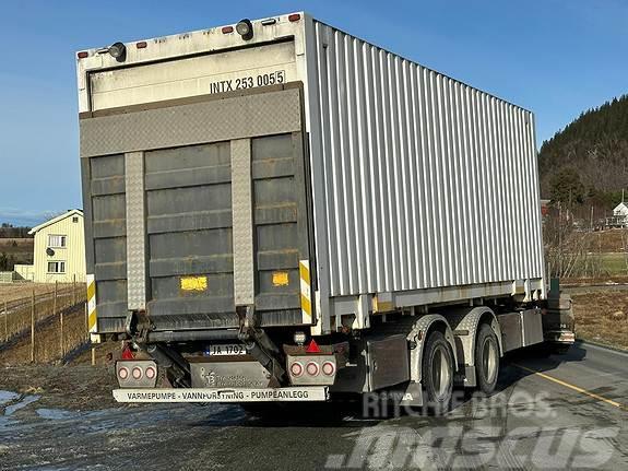  Trailerbygg Container med port, henger med lift, m Egyéb pótkocsik
