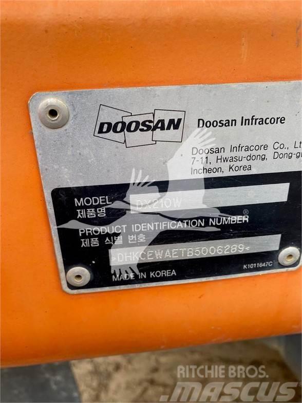 Doosan DX210W Gumikerekes kotrók
