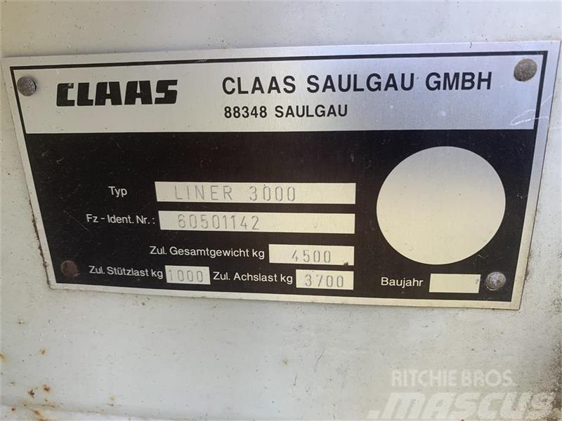 CLAAS Liner 3000 Rendkészítő
