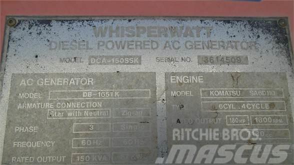 MultiQuip WHISPERWATT DCA150SSK Dízel áramfejlesztők