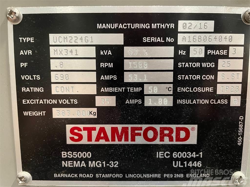  63.5 kva Stamford UCM224G1 generator (løs) Egyéb Áramfejlesztők