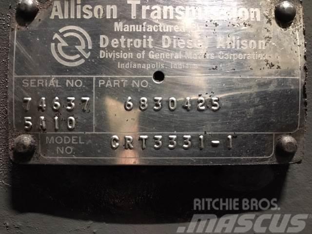 Allison transmission Model CRT3331-1 Váltók