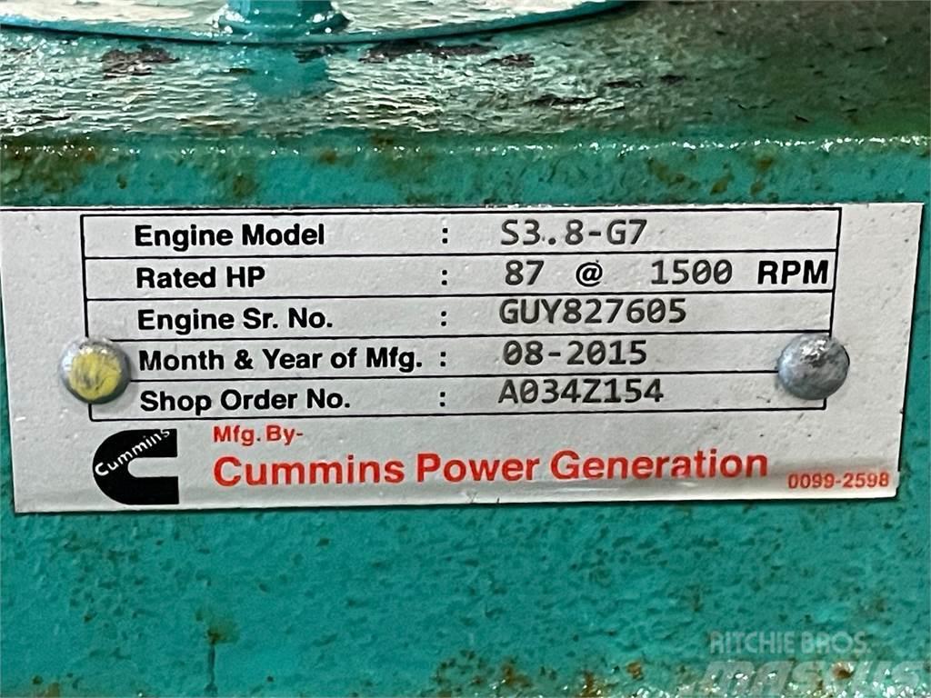 Cummins S3.8-G7 motor (Mercedes OM314) - komplet med køler Motorok