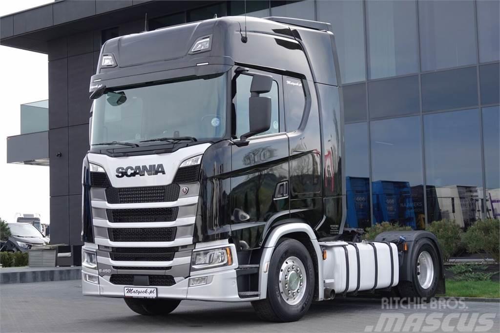 Scania S 450 / RETARDER / KOMPRESOR DO WYDMUCHU MHS 1100  Nyergesvontatók