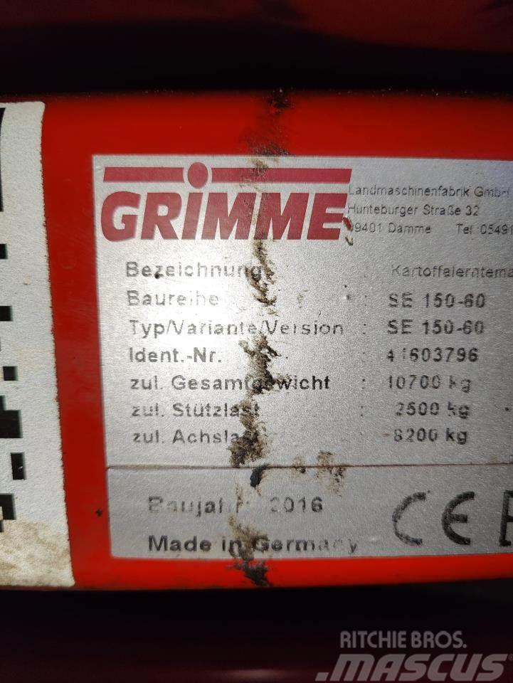 Grimme SE 150-60 UB Burgonya kombájnok és kiszedők
