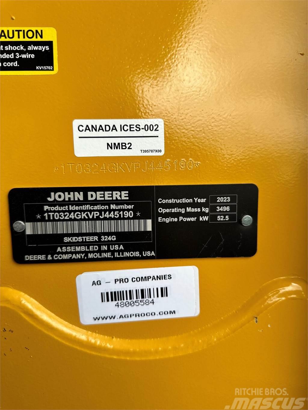John Deere 324G Kompaktrakodók