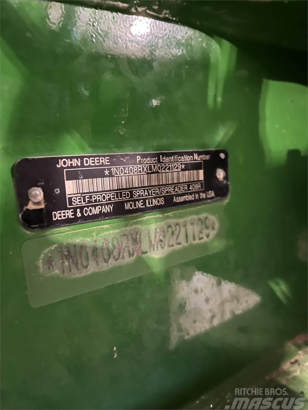 John Deere 408R Vontatott trágyaszórók