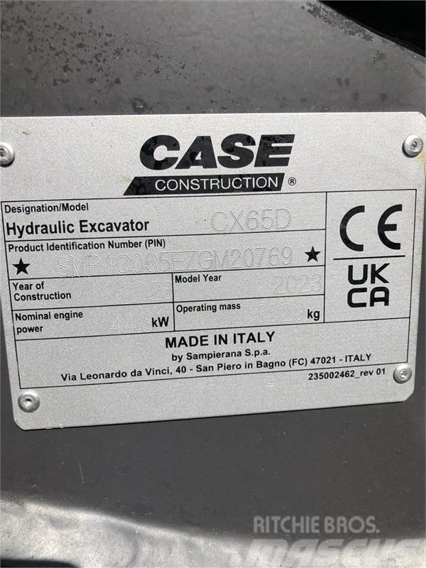 CASE CX65D Mini kotrók < 7t