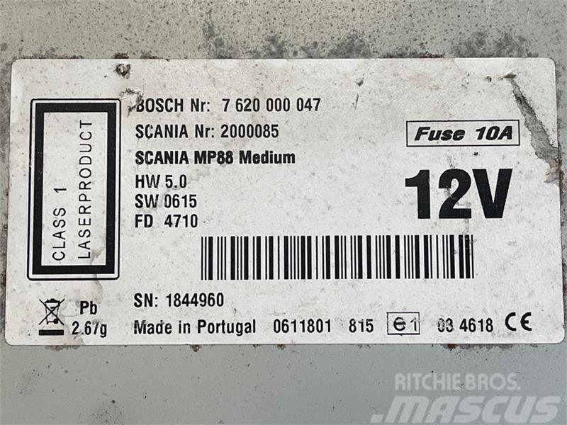 Scania SCANIA RADIO 2000085 Egyéb tartozékok