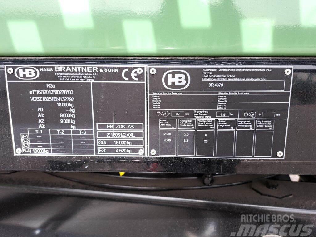 Brantner Stabilator Z18051/2 XXL Billenő Mezőgazdasági pótkocsik
