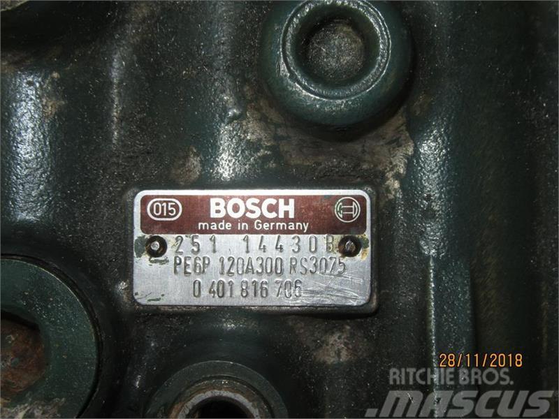  - - -  Mann Bosch brændstofpumpe Kombájn tartozékok