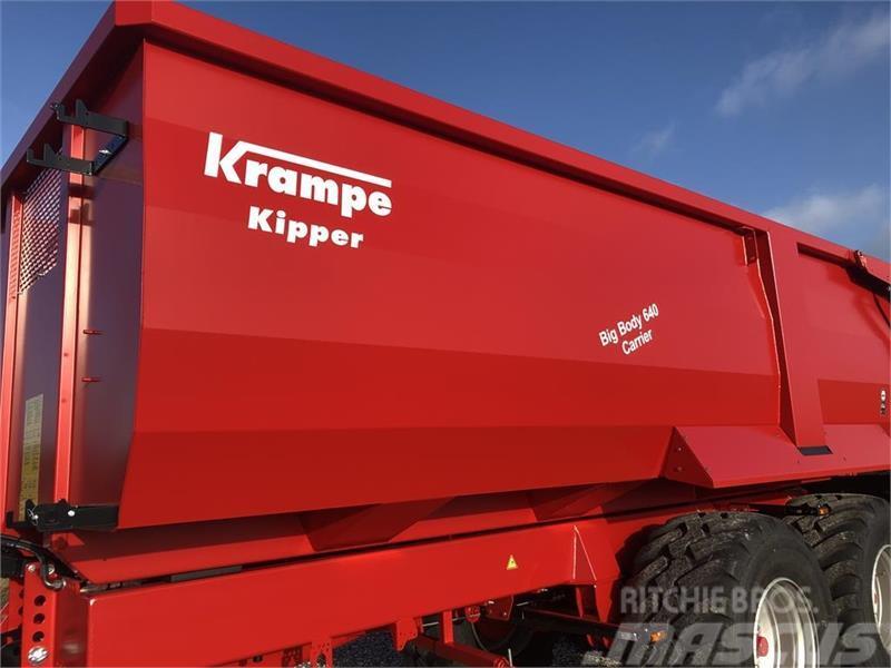 Krampe Big Body 640 Evt. Med 80 cm overbygning Billenő Mezőgazdasági pótkocsik