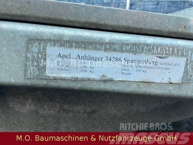  Apel Spangenberg KSB 32 / 2.380 Kg / Tüv 2023 / Mélybölcsős