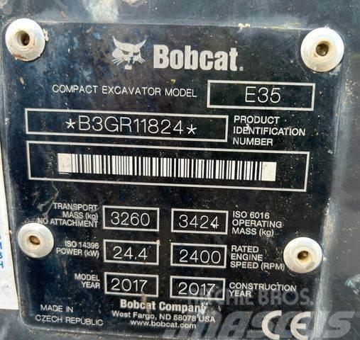 Bobcat E35 Minibagger Mini kotrók < 7t