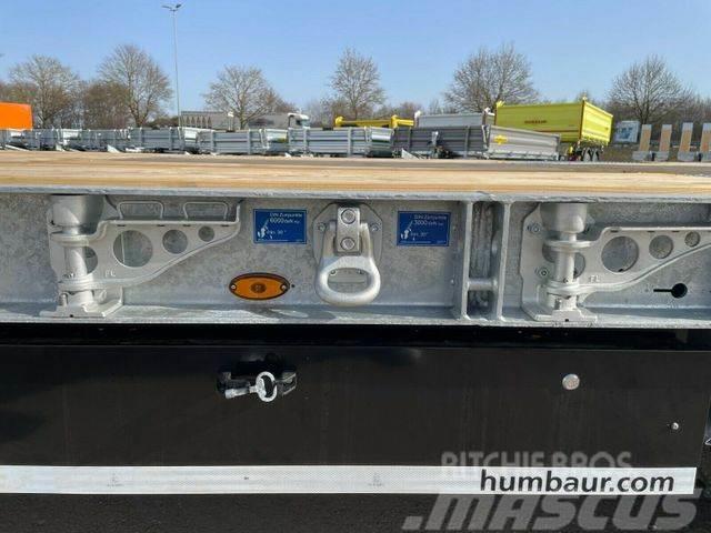 Humbaur 3-A-Tieflader Luftgef/3mPaket/Hydraulik/Verzinkt Mélybölcsős
