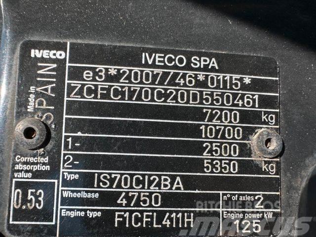 Iveco DAILY 70C17 with crane FASSI F50, E5 vin 461 Darus teherautók