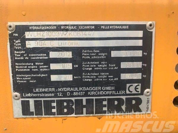 Liebherr A904C Gumikerekes kotrók