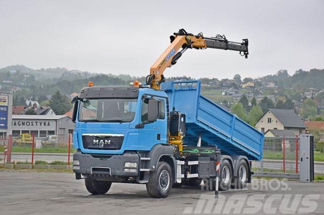 MAN TGS 26.360 Kipper 5,50m*EFFER 165.11/2S+FUNK*6x6 Crane trucks
