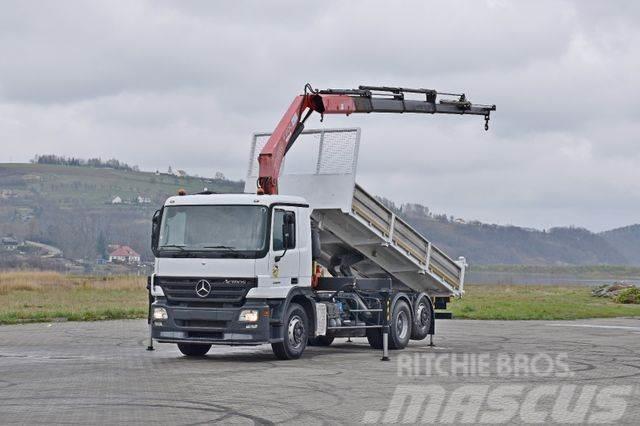 Mercedes-Benz ACTROS 2536 * FASSI F190AC.25 + FUNK * TOP Crane trucks