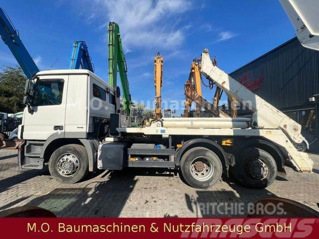Mercedes-Benz Actros 2541/ AC / Euro 5/L+L Achse/Meiller AK 16 Cable lift demountable trucks