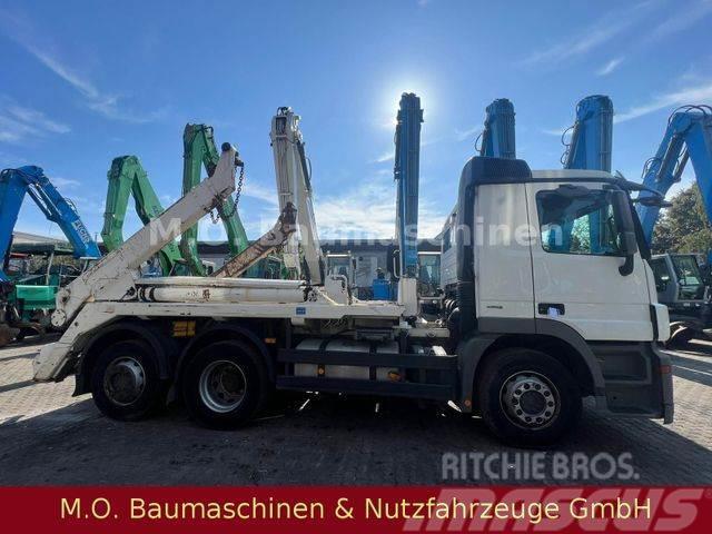 Mercedes-Benz Actros 2541/ AC / Euro 5/L+L Achse/Meiller AK 16 Cable lift demountable trucks