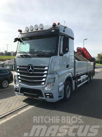 Mercedes-Benz Actros 2648 6x4 Fassi Kran F485 neue UVV Platós / Ponyvás teherautók