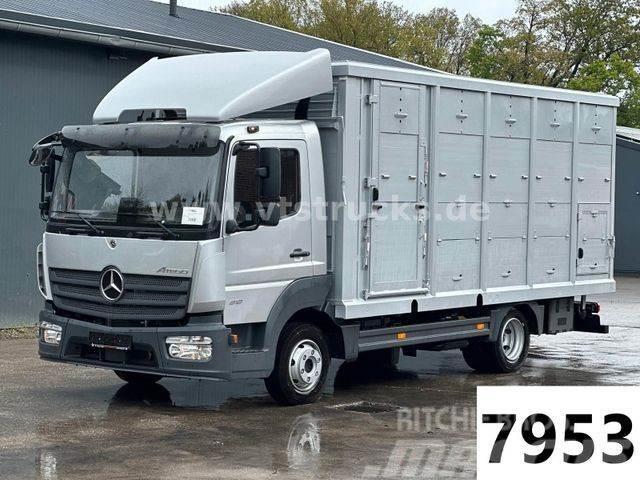 Mercedes-Benz Atego 818 L 4x2 1.Stock Menke-Janzen Viehtransp. Animal transport trucks