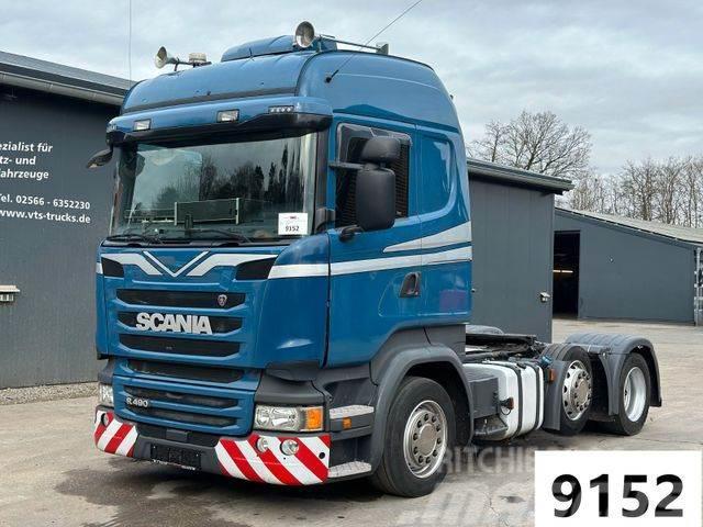 Scania R490 6x2 Lenk-/Lift Euro6 Schwerlast-SZM Nyergesvontatók