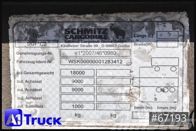 Schmitz Cargobull ZWF 18, MIDI, oben und unten gekuppelt, verstell Konténer keret / Konténeremelő pótkocsik
