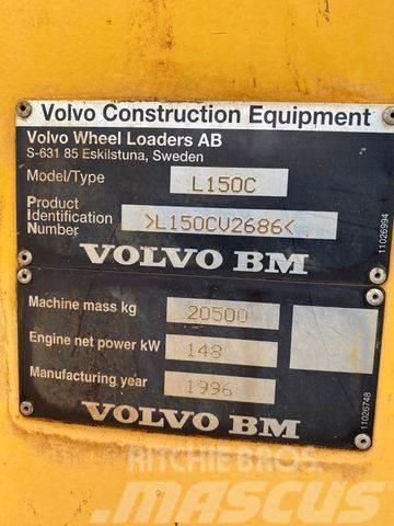 Volvo L150C **BJ. 1996 ** 28315H/WAAGE/TOP Zustand** Gumikerekes homlokrakodók