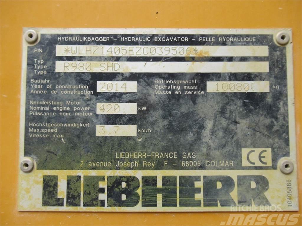 Liebherr R 980 SME Lánctalpas kotrók