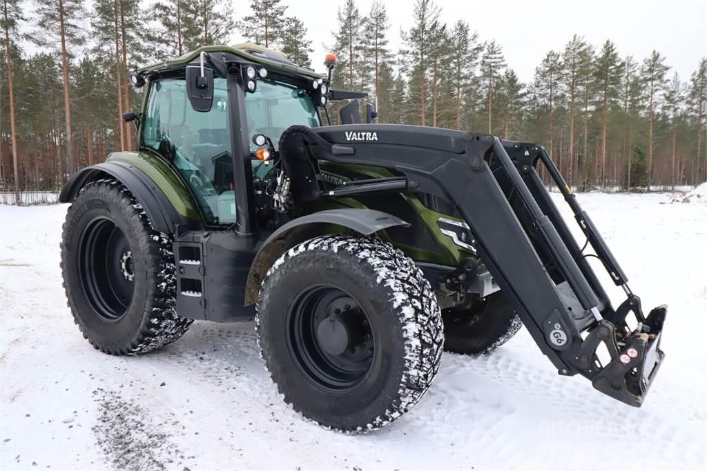 Valtra T195 Versu + Cranab FC80 Traktorok
