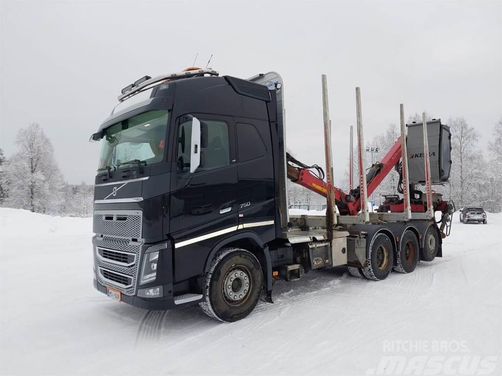 Volvo FH16 750 8x4 Rönkszállító teherautók