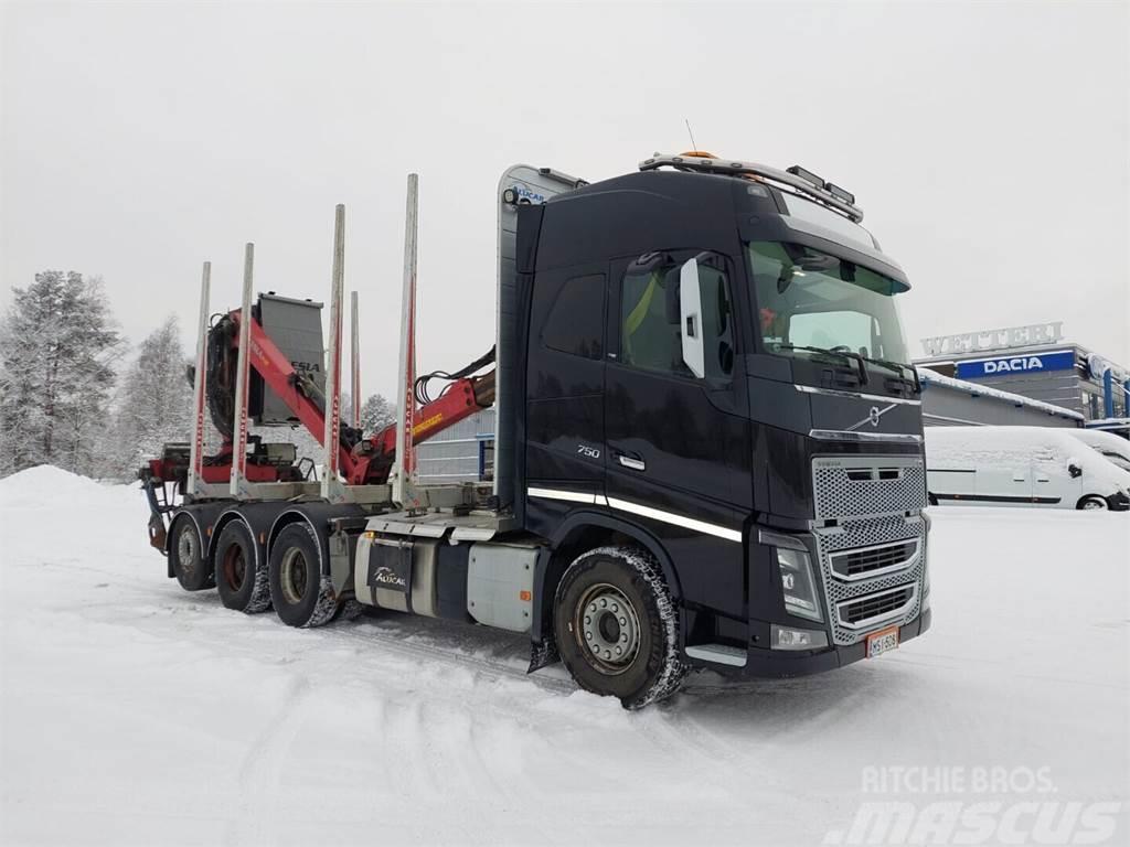 Volvo FH16 750 8x4 Rönkszállító teherautók