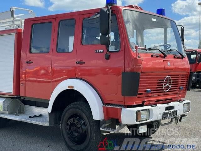 Mercedes-Benz LK 1222 4x4 Ziegler Feuerwehr 1620 L. Tank+Pumpe Dobozos teherautók