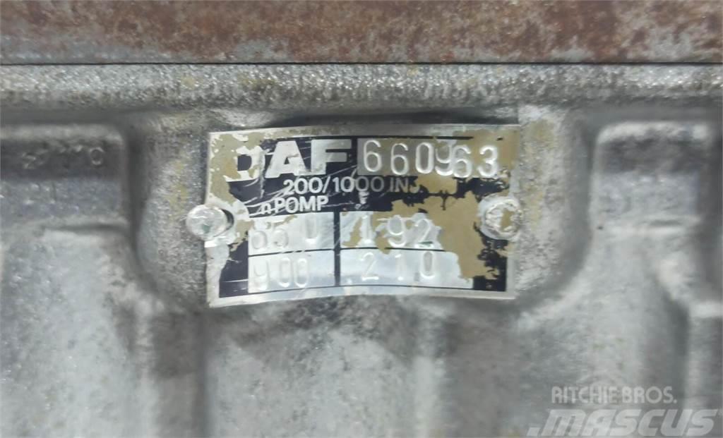 DAF /Tipo: DKS1160E Bomba Injetora Daf D0826LF08;D0826 Egyéb tartozékok