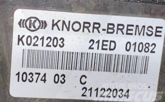  Knorr-Bremse /Tipo: Arway / DXI7 Modulador de Eixo Egyéb tartozékok