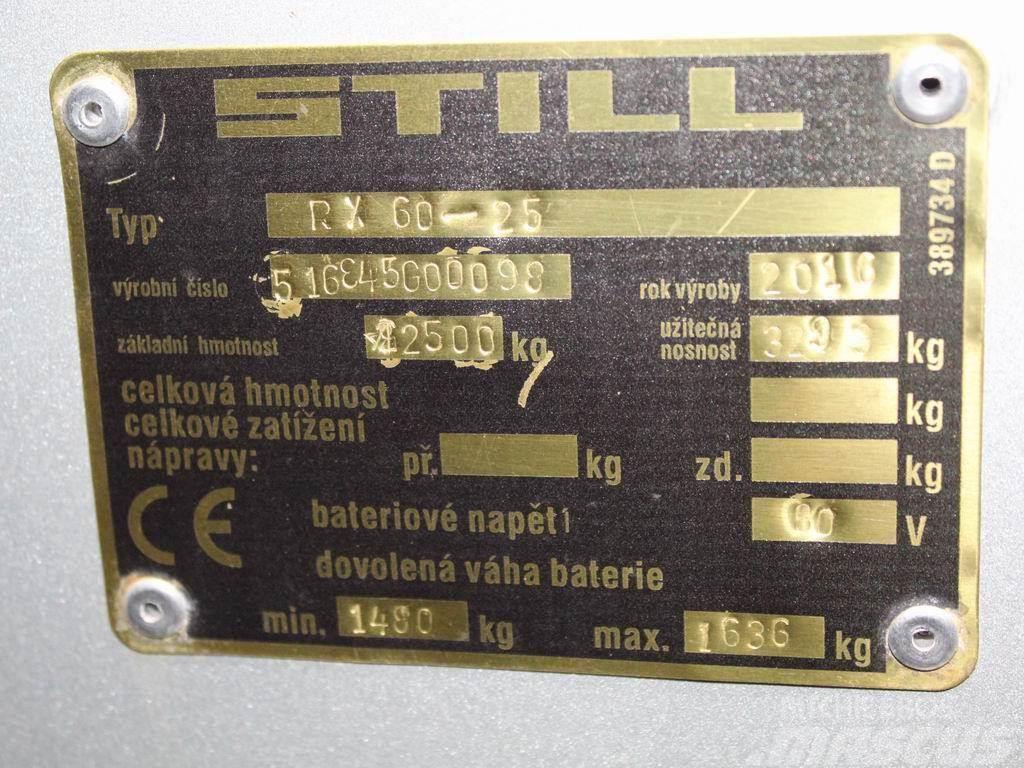 Still RX 60-25 6345 Elektromos targoncák