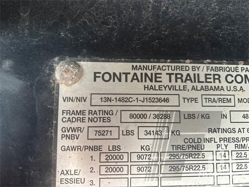 Fontaine HAVSF12SST Platós / Ponyvás félpótkocsik