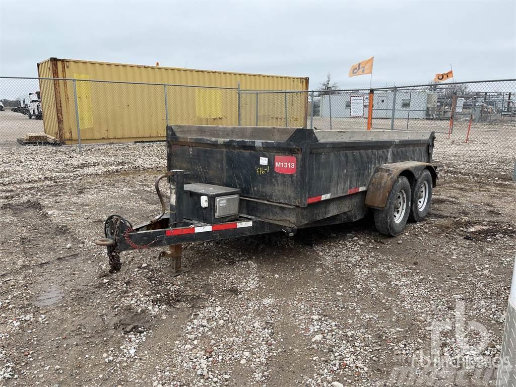  H & H 12 ft T/A Dump Járműszállító pótkocsik