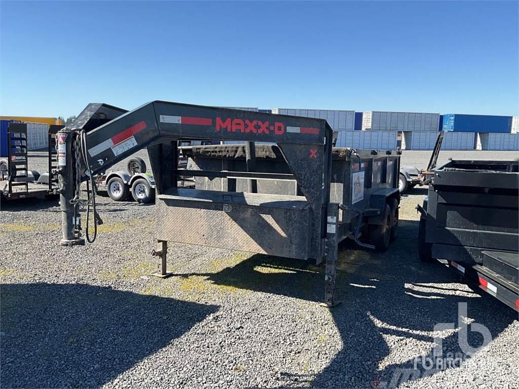  MAXX D 14 ft T/A Gooseneck Dump Járműszállító pótkocsik