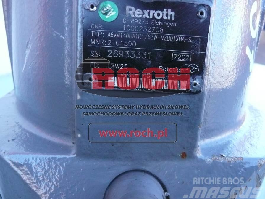 Rexroth A6VM140HA1R1/63W-VZB01XHA-S 101590 1000232708 Motorok
