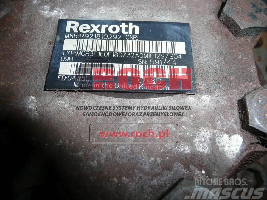 Rexroth MCR3F160F180Z32A0M1L12S/S0409B Motorok