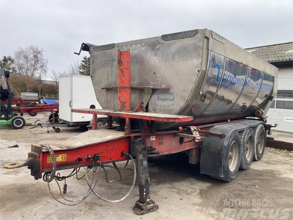 Kel-Berg Asphalt drawbar trailer + asphalt truck load Egyebek