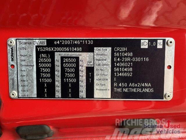 Scania R 450 A6x2/4NA RETARDER NAVI PTO Nyergesvontatók