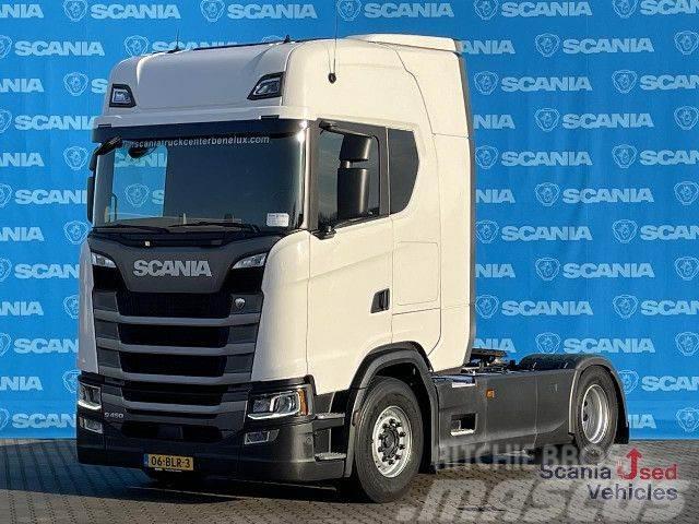 Scania S 450 A4x2NB RETARDER P-AIRCO DIFF-LOCK 8T FULL AI Nyergesvontatók